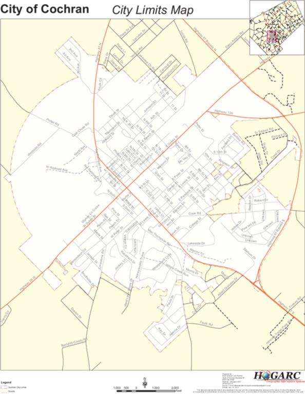 Cochran Police Department Service Area